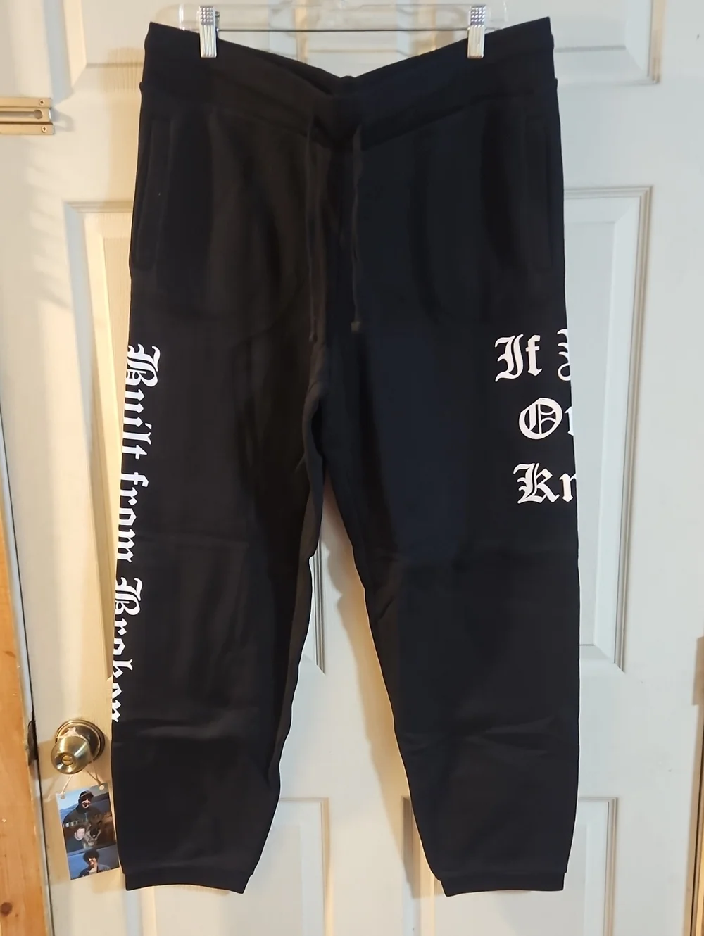 BEAUTIFUL DISASTER IF YOU ONLY KNEW JOGGER/SWEATPANT: BLACK: NEW IN PACKAGE: 1X_2